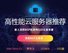 武榮網(wǎng)絡：新上洛陽BGP機房純SSD云服務器，2核/4G/80G/5Mbps/年付660元